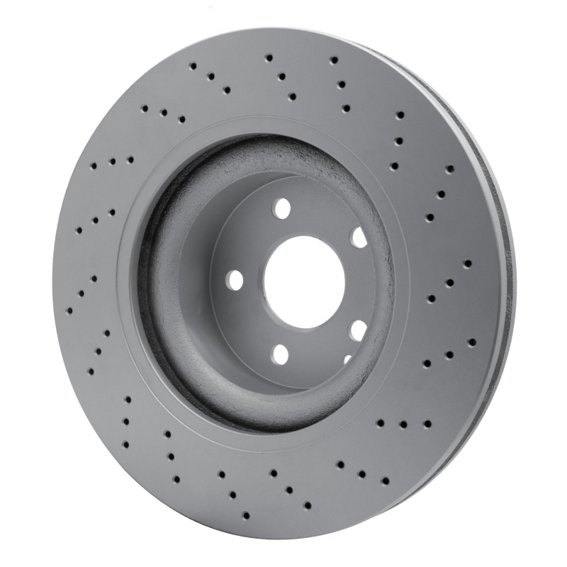 Mercedes-Benz S600 Brake Rotor (1) - Front - R1 Concepts - GeoSPEC Coated Rotor - Drilled - `01-`06